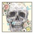 Picture of Rose Skull _GroupedProduct_Square_Canvas_Framed_