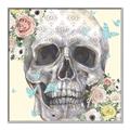 Picture of Rose Skull _GroupedProduct_Square_Canvas_Framed_