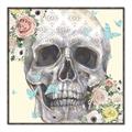 Picture of Rose Skull _GroupedProduct_Square_Canvas_Framed_