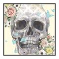 Picture of Rose Skull _GroupedProduct_Square_Canvas_Framed_