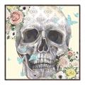 Picture of Rose Skull _GroupedProduct_Square_Canvas_Framed_