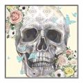 Picture of Rose Skull _GroupedProduct_Square_Canvas_Framed_
