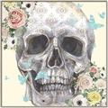 Picture of Rose Skull _GroupedProduct_Square_Canvas_Framed_