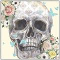Picture of Rose Skull _GroupedProduct_Square_Canvas_Framed_