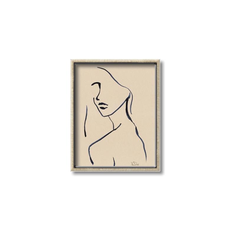 Picture of Side Glance _GroupedProduct_Rectangle_Portrait_Canvas_Framed_