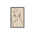 Picture of Side Glance _GroupedProduct_Rectangle_Portrait_Canvas_Framed_