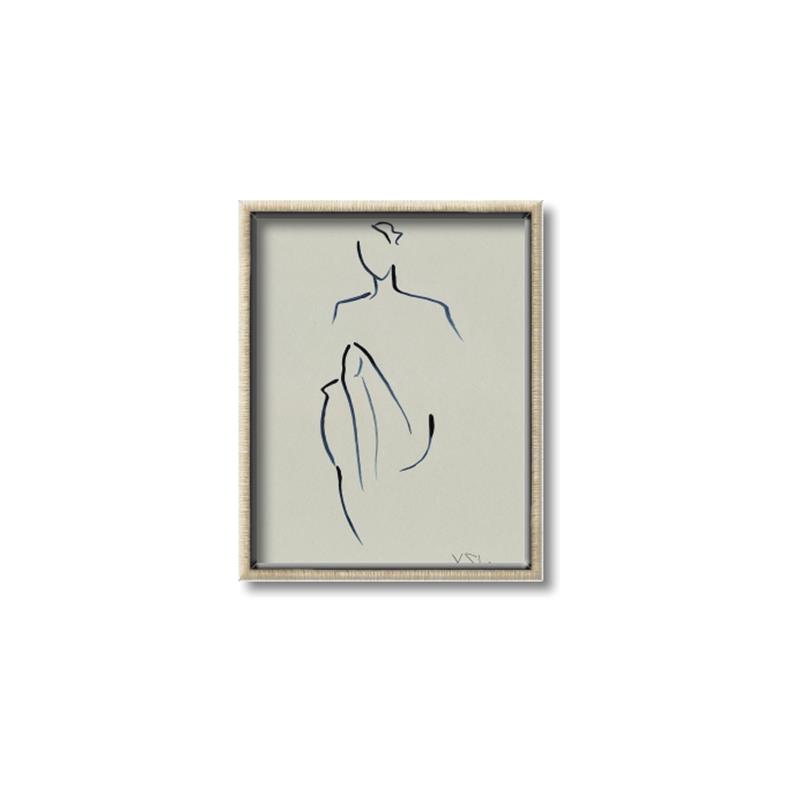 Picture of Poised _GroupedProduct_Rectangle_Portrait_Canvas_Framed_