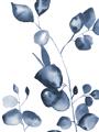 Picture of Blue Water Colour Leaves _GroupedProduct_Rectangle_Portrait_Unframed_Print_Only_