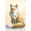 Picture of Red Fox II _GroupedProduct_Rectangle_Portrait_Unframed_Print_Only_