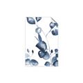 Picture of Blue Water Colour Leaves _GroupedProduct_Rectangle_Portrait_Unframed_Print_Only_