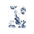 Picture of Blue Water Colour Leaves _GroupedProduct_Rectangle_Portrait_Unframed_Print_Only_