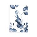Picture of Blue Water Colour Leaves _GroupedProduct_Rectangle_Portrait_Unframed_Print_Only_