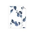 Picture of Blue Water Colour Leaves II _GroupedProduct_Rectangle_Portrait_Unframed_Print_Only_