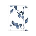 Picture of Blue Water Colour Leaves II _GroupedProduct_Rectangle_Portrait_Unframed_Print_Only_