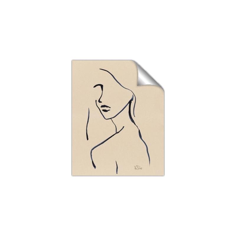 Picture of Side Glance _GroupedProduct_Rectangle_Portrait_Unframed_Print_Only_