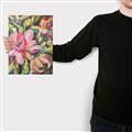 Picture of Mosiac Floral _GroupedProduct_Rectangle_Portrait_Canvas_