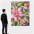 Picture of Mosiac Floral _GroupedProduct_Rectangle_Portrait_Canvas_