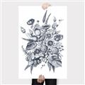 Picture of Sketched Fall Blooms _GroupedProduct_Rectangle_Portrait_Canvas_