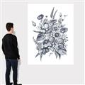 Picture of Sketched Fall Blooms _GroupedProduct_Rectangle_Portrait_Canvas_