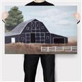 Picture of Black Barn _GroupedProduct_Rectangle_Landscape_Canvas_