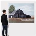 Picture of Black Barn _GroupedProduct_Rectangle_Landscape_Canvas_