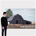 Picture of Black Barn _GroupedProduct_Rectangle_Landscape_Canvas_