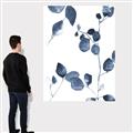 Picture of Blue Water Colour Leaves II _GroupedProduct_Rectangle_Portrait_Canvas_
