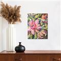 Picture of Mosiac Floral _GroupedProduct_Rectangle_Portrait_Canvas_