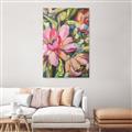 Picture of Mosiac Floral _GroupedProduct_Rectangle_Portrait_Canvas_