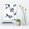 Picture of Blue Water Colour Leaves II _GroupedProduct_Rectangle_Portrait_Canvas_