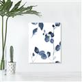 Picture of Blue Water Colour Leaves II _GroupedProduct_Rectangle_Portrait_Canvas_