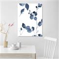 Picture of Blue Water Colour Leaves II _GroupedProduct_Rectangle_Portrait_Canvas_