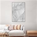 Picture of Leafy Lines II _GroupedProduct_Rectangle_Portrait_Canvas_Framed_