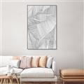 Picture of Leafy Lines II _GroupedProduct_Rectangle_Portrait_Canvas_Framed_