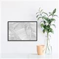 Picture of Leafy Lines III _GroupedProduct_Rectangle_Landscape_Canvas_Framed_