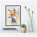 Picture of Red Fox I _GroupedProduct_Rectangle_Portrait_Canvas_Framed_