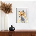 Picture of Red Fox I _GroupedProduct_Rectangle_Portrait_Canvas_Framed_