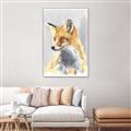 Picture of Red Fox I _GroupedProduct_Rectangle_Portrait_Canvas_Framed_