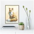 Picture of Red Fox II _GroupedProduct_Rectangle_Portrait_Canvas_Framed_