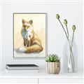 Picture of Red Fox II _GroupedProduct_Rectangle_Portrait_Canvas_Framed_
