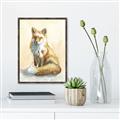 Picture of Red Fox II _GroupedProduct_Rectangle_Portrait_Canvas_Framed_