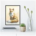 Picture of Red Fox II _GroupedProduct_Rectangle_Portrait_Canvas_Framed_