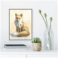 Picture of Red Fox II _GroupedProduct_Rectangle_Portrait_Canvas_Framed_