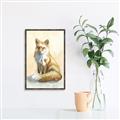 Picture of Red Fox II _GroupedProduct_Rectangle_Portrait_Canvas_Framed_