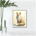 Picture of Red Fox II _GroupedProduct_Rectangle_Portrait_Canvas_Framed_