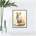 Picture of Red Fox II _GroupedProduct_Rectangle_Portrait_Canvas_Framed_