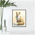 Picture of Red Fox II _GroupedProduct_Rectangle_Portrait_Canvas_Framed_