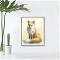Picture of Red Fox II _GroupedProduct_Rectangle_Portrait_Canvas_Framed_