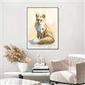 Picture of Red Fox II _GroupedProduct_Rectangle_Portrait_Canvas_Framed_
