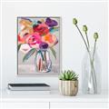 Picture of Bright Flora _GroupedProduct_Rectangle_Portrait_Canvas_Framed_